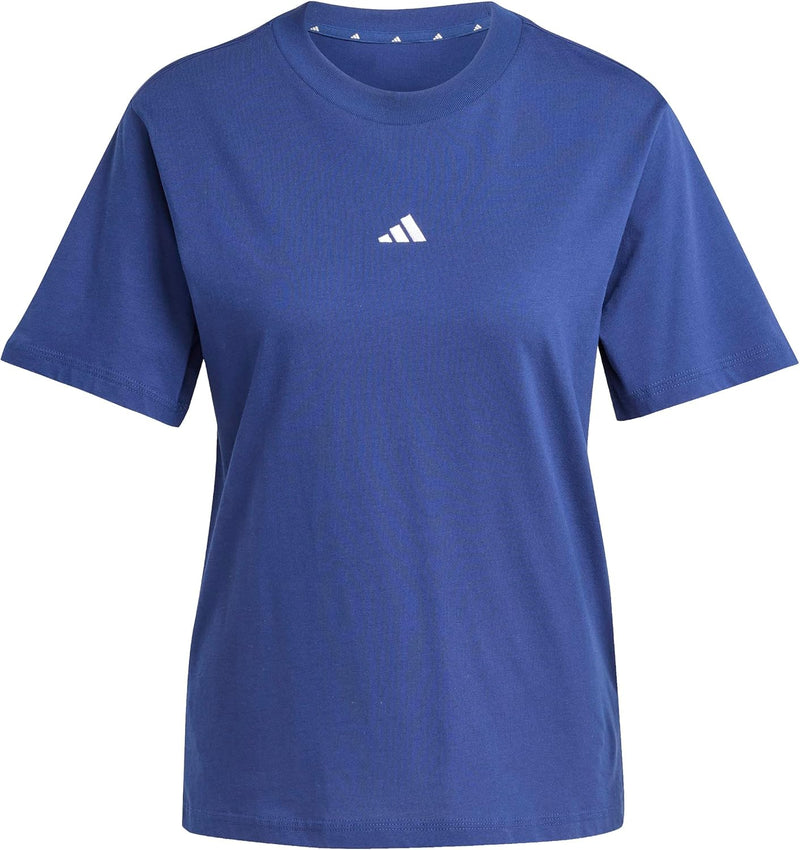 womens Essentials Small Logo Cotton T-Shirt T-Shirt - Blue