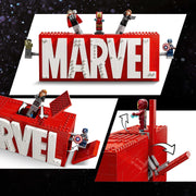 Marvel MARVEL Logo & Minifigures 76313