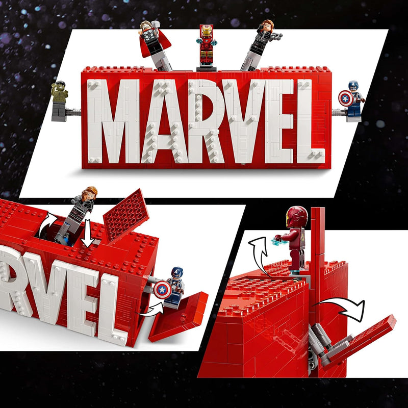 Marvel MARVEL Logo & Minifigures 76313