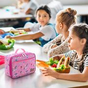 Freezable Lunch Box, Insulated Reusable Lunch Bag with 2 Ice Packs, Mini Cooler Snack Bag for Bento Box for Salad, Sandwich, Snacks for Boys/Girls/Men/Women for School/Work/Daycare, Black