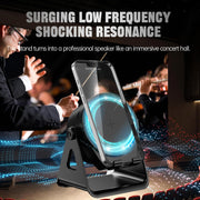 Wireless Induction Bluetooth Speaker,3 - in - 1 Multifunctional with RGB Lights wireless induction speaker,360 Rotation Phone Holder Compatible for Tablet iPhone Android, Gifts for Men Women