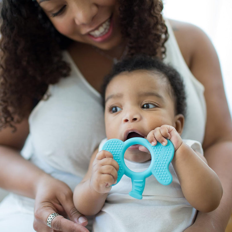 Dr. Brown's Ridgees Giraffe, Massaging Baby Teether, Designed by a Pediatric Dentist, BPA Free, 3m+