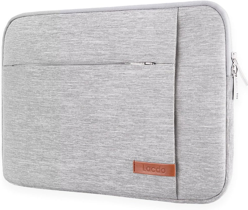 Laptop Sleeve Case for 13 inch Microsoft New Surface Pro 11th Copilot+PC, Surface Pro 10/9/8/X/7/6/5, 12.4 inch Microsoft Surface Laptop Go 3/2/1 Shockproof Water-Resistant Computer Bag, Gray - New MacBook Pro 16 Inch Gray