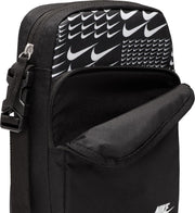 NIKE HERTGE CRSSBY-SWSH GRID CROSSBODY BAGS for UNISEX OneSize BLACKWHITE(WHITE)