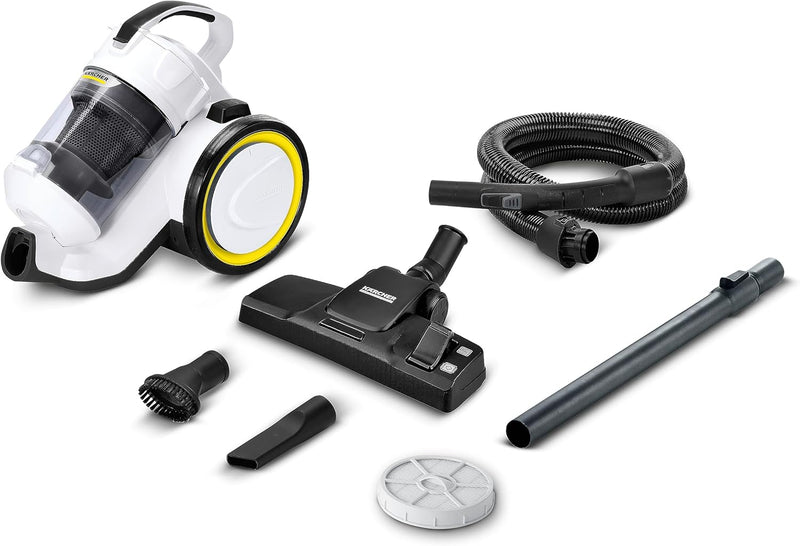 Karcher VC 3 Plus Bagless Vacuum Cleaner Compact Multi-Cyclone Technology with HEPA 13 Filter for Efficient Home Cleaning