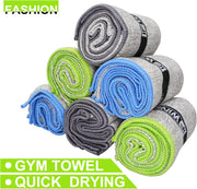 6 Pack Microfiber Gym Towels for Working OutFast Drying Workout Accessories Sweat Towels for Gym Gear,Gym Towels for Men & Women,Sports Exercise Fitness Gear Tennis Towels for Body Hot Yoga - 31" x 15.5" Grey ( 6 Pack )