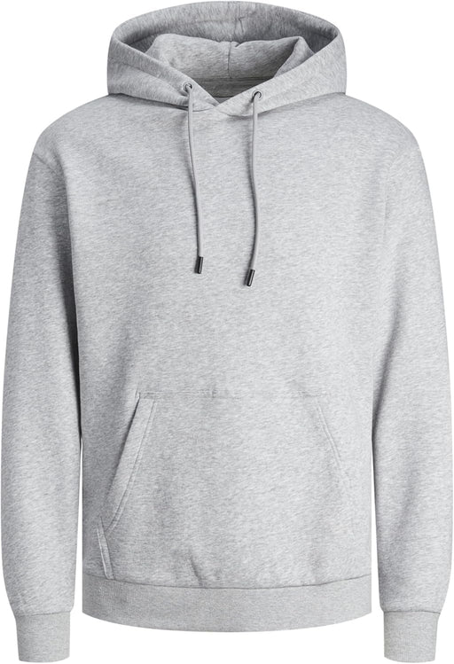 mens Jjebradley Noos Sweat Hood Sweatshirt (pack of 1) - Light Grey Mix
