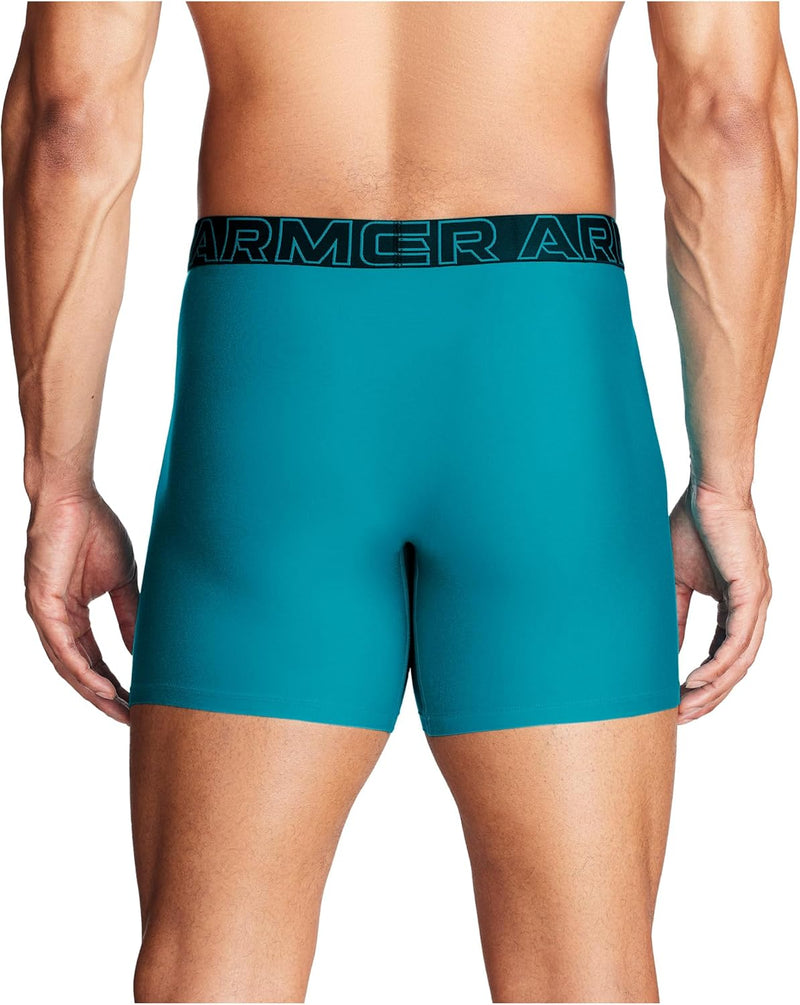 Under Armour mens Ua Performance Tech Boxerjock 6in 3-pack Boxer Briefs (pack of 3)