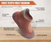 Dookeh Baby Sock Shoes Boys Girls First Walking Shoes Non-Slip Slippers Soft Sole Sneakers Toddler Infant Babygirl