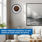 Ajanta 12 Inches Wall Clock for Home/Offces/Bedroom/Living Room/Kitchen (Silent Movement, White)