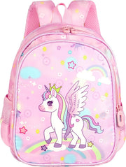 School Backpack for Kids Girls 8LStylish Durable Water-Resistant Backpack Shoulder School Bags for Girls Kids Birthday Gift - Magical Unicorn
