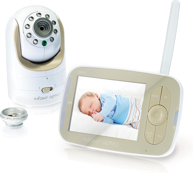 Infant Optics Dxr-8 Pan/Tilt/Zoom Baby Monitor and Interchangeable Optical Lens (3.5in)