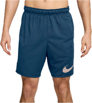 mens Dri-FIT Totality Knit 7" Ultra Light Graphics Shorts (pack of 1) - BLUE FORCE/(SILT RED)