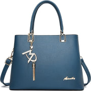 Womens Purses and Handbags Shoulder Bags Ladies Designer Top Handle Satchel Tote Bag - Liz Blue