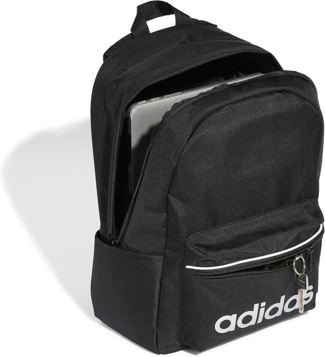 adidas Unisex's Recycled Linear Essentials Bag, Black/White/Black, One Size