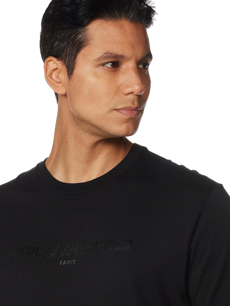 KARL LAGERFELD mens Logo T-shirt, Short Sleeve Crew Neck Men’s Shirt T-Shirt