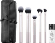 MakEUp Brush Set With 2 Sponge Blenders For Eyeshadow, Foundation, Blush, And Concealer, 6 Piece MakEUp Brush Set - Soft Radiance Total Face Kit, 7 PC