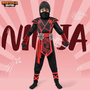 Spooktacular Creations Dragon Ninja Costume for Kids Halloween Party, Ninja Outfit Set, Carnival Costume Party