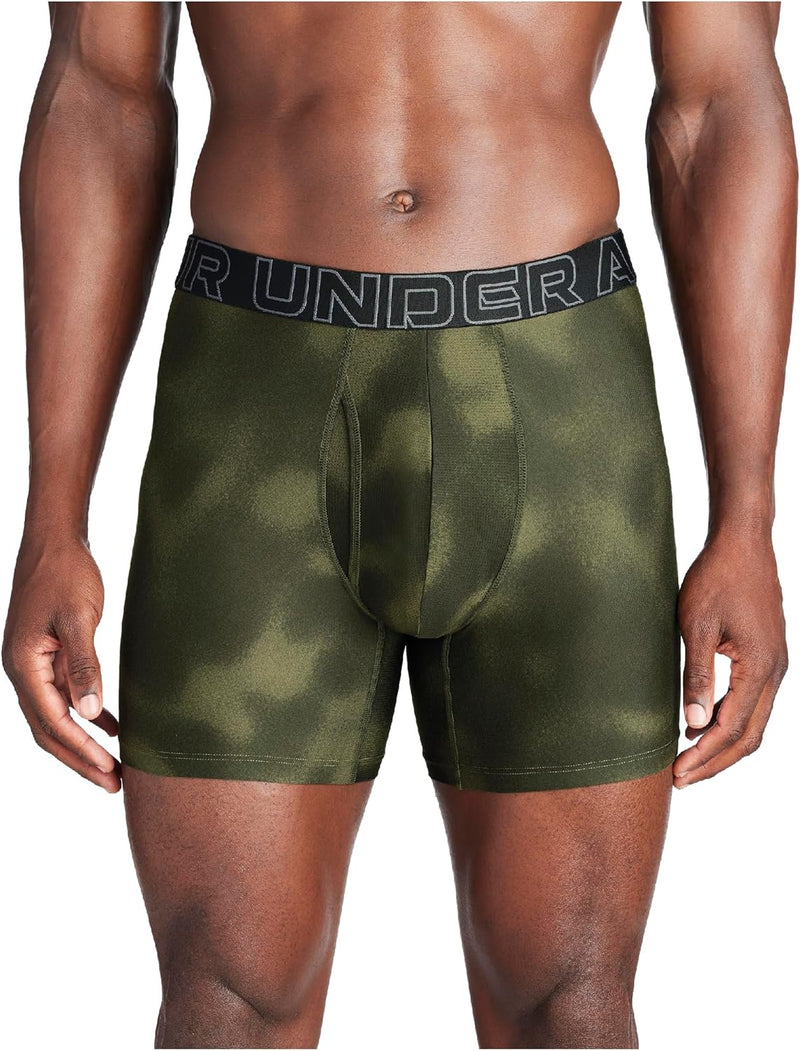 Under Armour mens Ua Performance Tech Boxerjock 6in 3-pack Boxer Briefs (pack of 3)