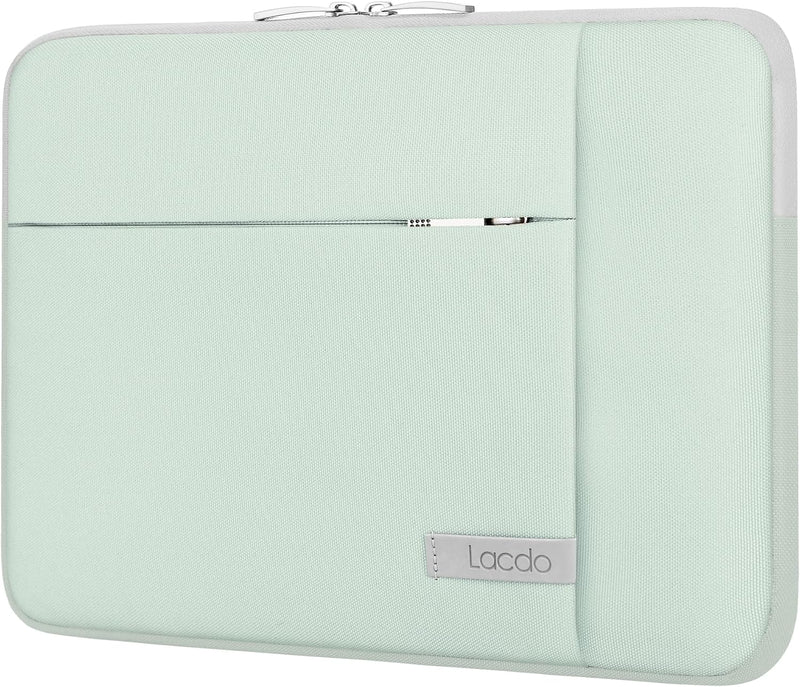Laptop Sleeve Case for 13 inch Microsoft New Surface Pro 11th Copilot+PC, Surface Pro 10/9/8/X/7/6/5, 12.4 inch Microsoft Surface Laptop Go 3/2/1 Shockproof Water-Resistant Computer Bag, Gray - New MacBook Pro Air 13 Inch Green