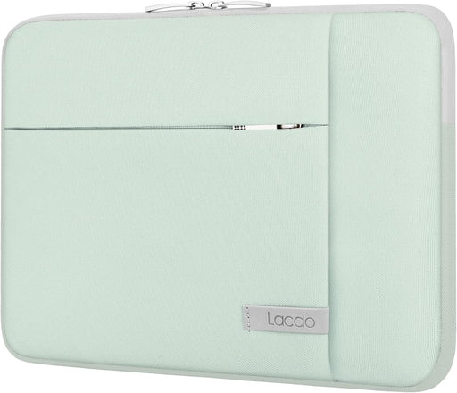 Laptop Sleeve Case for 13 inch Microsoft New Surface Pro 11th Copilot+PC, Surface Pro 10/9/8/X/7/6/5, 12.4 inch Microsoft Surface Laptop Go 3/2/1 Shockproof Water-Resistant Computer Bag, Gray - New MacBook Pro Air 13 Inch Green