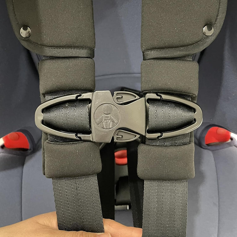 MdouLy Car Seat Chest Harness Clip Car Seat Safety Belt Clip Buckle Lock Stroller Chest Clip Universal Adjustable Guard for Baby and Kids Trend (Black)