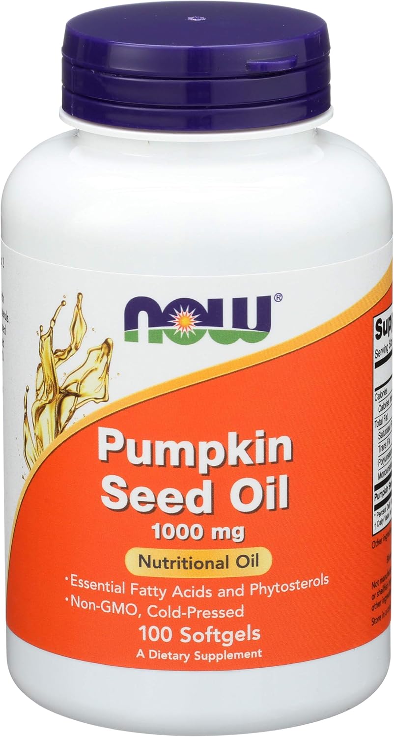 Pumpkin Seed Oil 1000 Mg Softgels - 100 Softgels – image 1