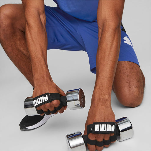 Unisex TR Ess Grip Cut Fingered Gloves - Puma Black-Puma White