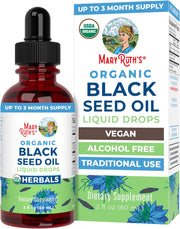 Black Seed Oil Liquid Drops by 3 Month Supply USDA Black Cumin Seed Oil for Immune Support, Heart Health, Hair, and Skin Sugar Free Vegan Non-GMO Gluten Free 2 Fl Oz - Unflavoured 2 Fl Oz (Pack of 1)