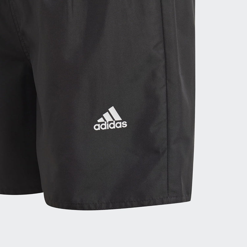 boys Classic Badge Of Sport Swim Shorts - BLACK