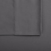 Serta Simply Clean Super Soft Hypoallergenic Stain Resistant Deep Pocket 3 Pieces Solid Bed Sheet Set, Twin XL, Silver Grey