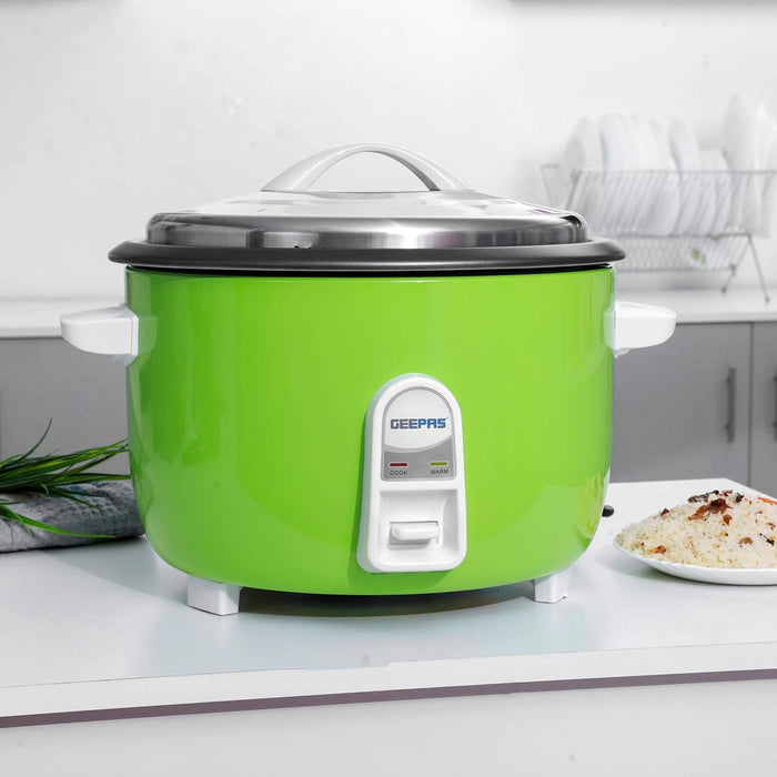 Geepas 4.2L Electric Rice Cooker 1600W - Automatic Cooking, One Touch Operation | Make Rice, Steam Healthy Food & Vegetables | 2 Years Warranty