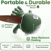 Neck Massager with Hands, Bionic Heated Shiatsu Neck & Back Massager, Wireless Portable Deep Tissue Electric Massage with Human Hand Simulation Heat Function for Neck, Shoulder & Back Relaxation