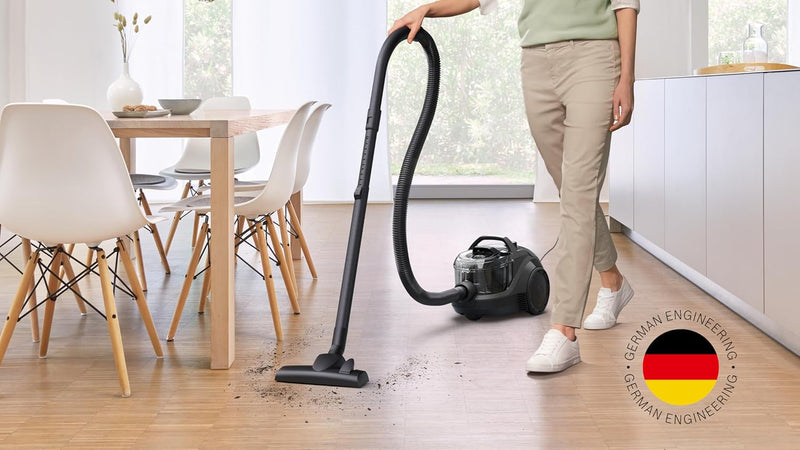 BOSCH Series 4 Bagless Vacuum Cleaner 2000 Watts, BGS21WBAGB Black
