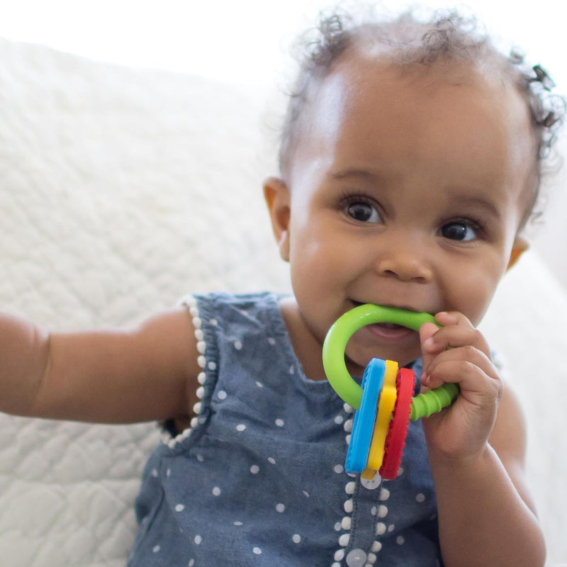 Dr. Brown's Ridgees Giraffe, Massaging Baby Teether, Designed by a Pediatric Dentist, BPA Free, 3m+
