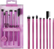 REAL TECHNIQUES Everyday Eye Essentials Lidschatten-Pinsel-Set, 8-teilig - Everyday Eye Essentials