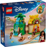 LEGO ǀ Disney Princess Moanas Island Fun Set, Buildable Toy with 2 Micro-Doll Figures and a House for Creative Play, Birthday Gift for 5 Plus Year Old Kids, Girls & Boys 43260