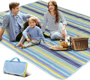 SKY-TOUCH Foldable Picnic Blanket Waterproof Beach Blanket Waterproof Picnic Blanket Portable Picnic Mat Portable Beach Mat For Outdoor Camping Family Outdoor Park Garden 200150cm