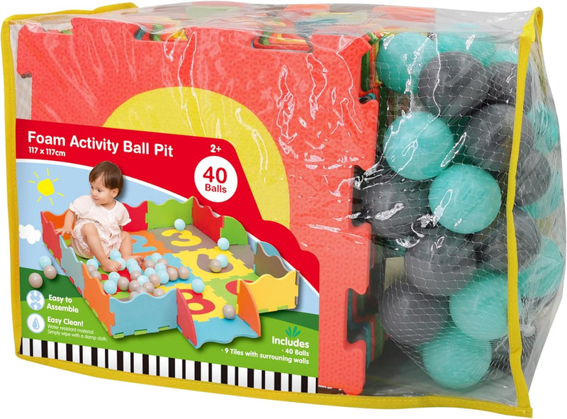 M.Y Interlocking Foam Play Mat - 29x29cm Thick, Multi Colour Soft EVA Baby Floor Tiles