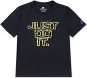 Unisex Kids Lightning Just Do It TEES AND T-SHIRTS (pack of 1) - BLACK
