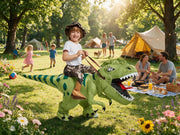 Halloween Inflatable Dinosaur Costume Kids,Blow Up T Rex Suit Boys Girls