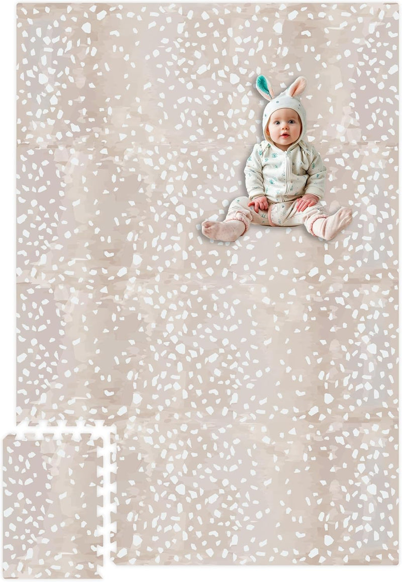 Premium Soft Foam Play Mat for Baby, 170x122 cm, Easy to Clean - The Perfect Modern Foam Playmat Fits Nicely with Your Kids Playroom Or Home Decor 1.2 cm Thickness