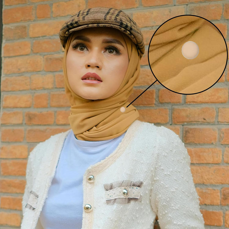 FLAFARY Hijab Magnetic Pins Strongest Commercial Strength Hijab Pins for Women Multi-Use Scarf and Hijab Magnets Pin-less Fabric Magnets