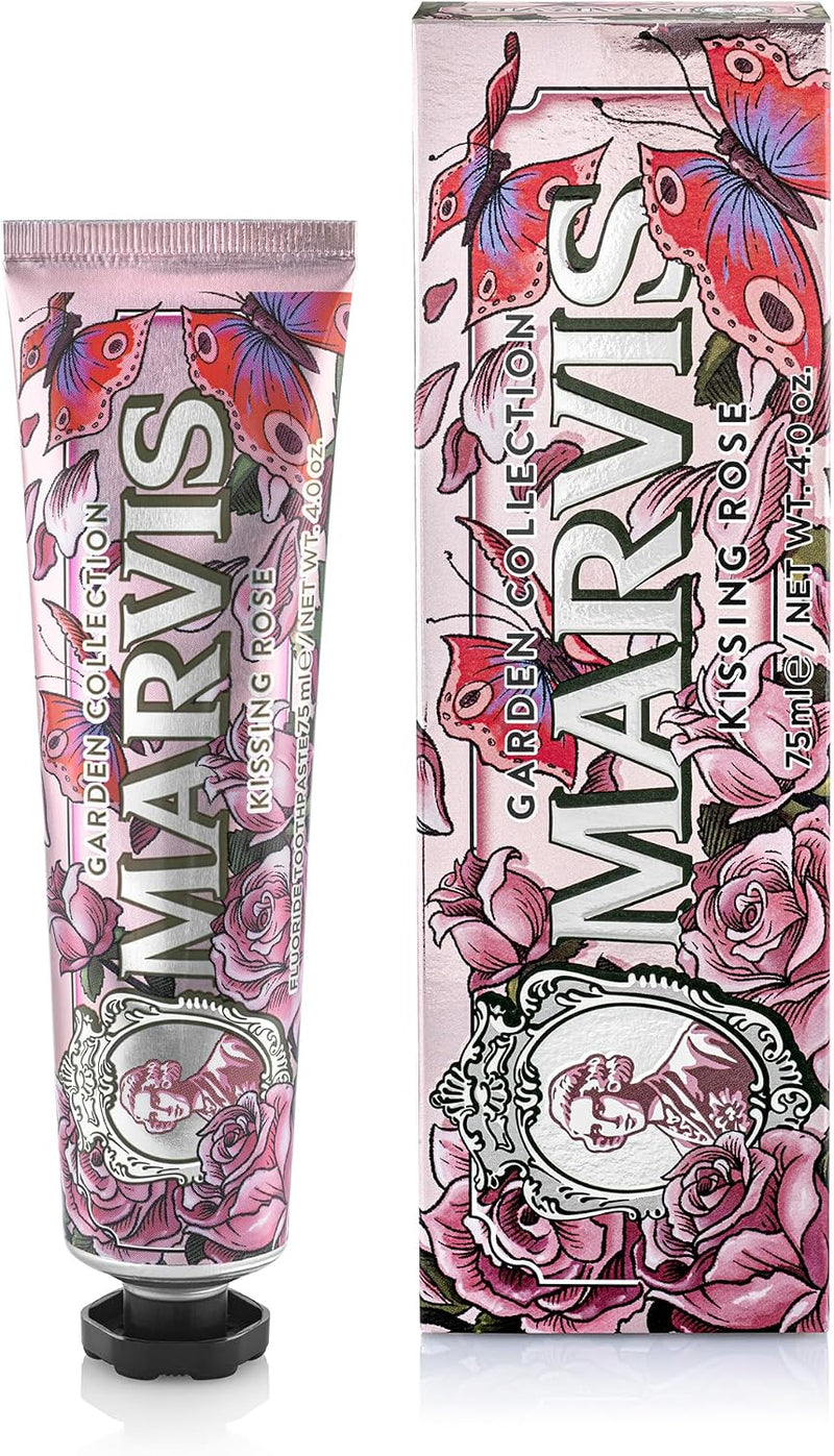 Kissing Rose Limited Edition Toothpaste, 75 ml, Sensational Flavoured Toothpaste for a Long-Lasting Freshness