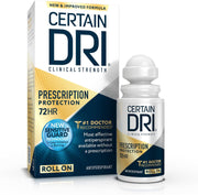 Prescription Strength Clinical Antiperspirant - Doctor Recommended Hyperhidrosis Treatment - 72 Hour Protection from Excessive Sweating - Roll-On - 1.2 Fl Oz - Pack of 1 - 35.49 ml (Pack of 1) Prescription Strength Clinical, Roll-On