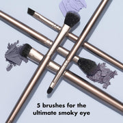 E.L.F. Smoky Eye Brush Kit, 5 Vegan MakEUp Brushes, Flawlessly Blends Eyeshadow & Eyeliner