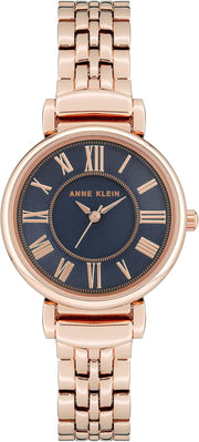 Women's Bracelet Watch - Rose Gold/Navy