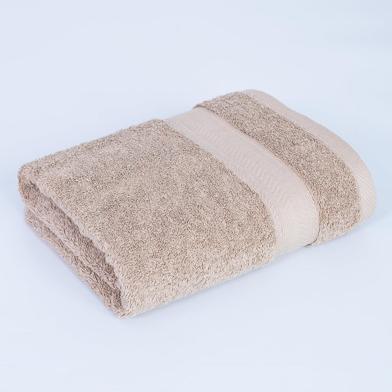 Cannon Bath Towel, 70x140 cm, 8 Piece Set, 2 Piece of 70x140cm bath towel, 2 Piece of 41x71cm Hand Towel & 4 Piece of 33x33cm Wash Cloth,100% Cotton for Bathroom, Spa & Gym (LINEN)