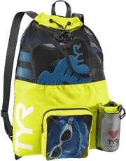 unisex-adult Big Mesh Mummy Backpack Backpack - yellow