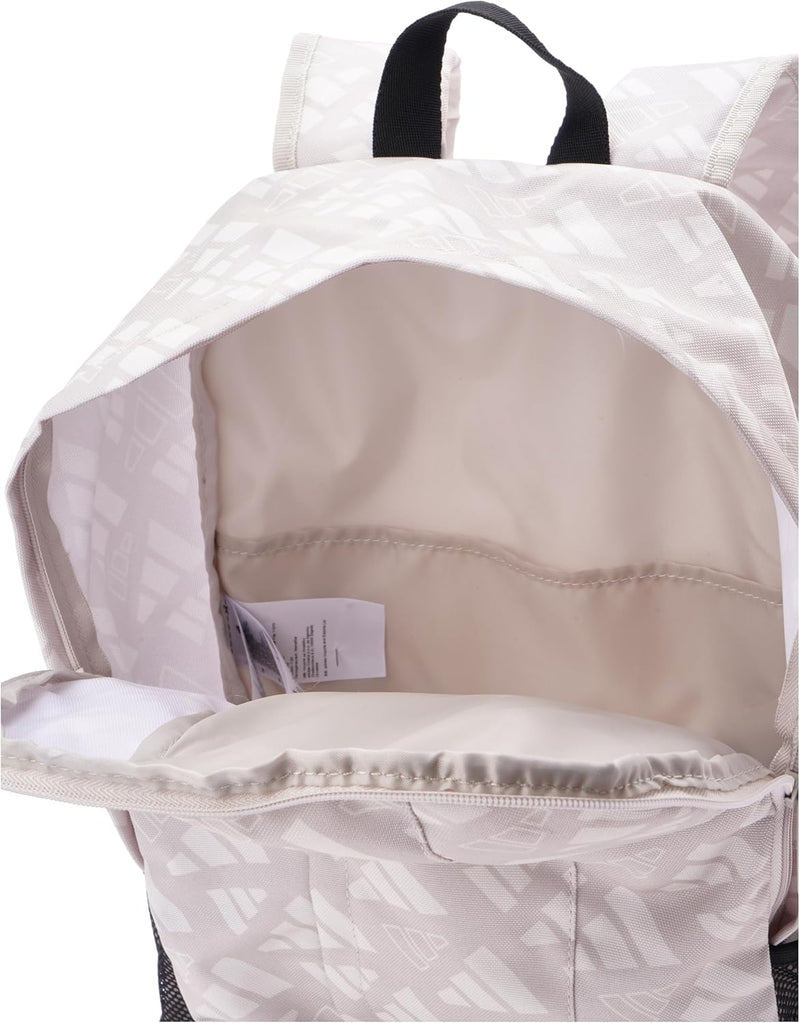 Linear Graphic Beige Unisex Adults Backpack, NS